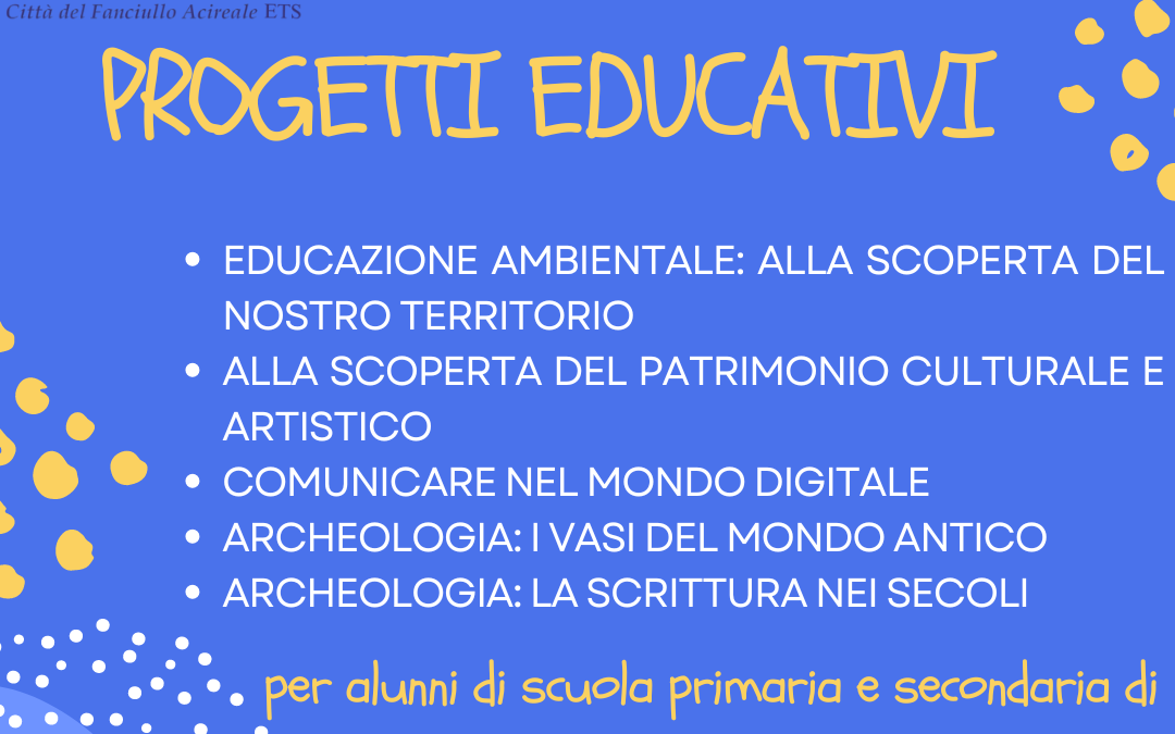 Progetti Educativi A. S. 2024/2025: Opportunità per gli Istituti comprensivi